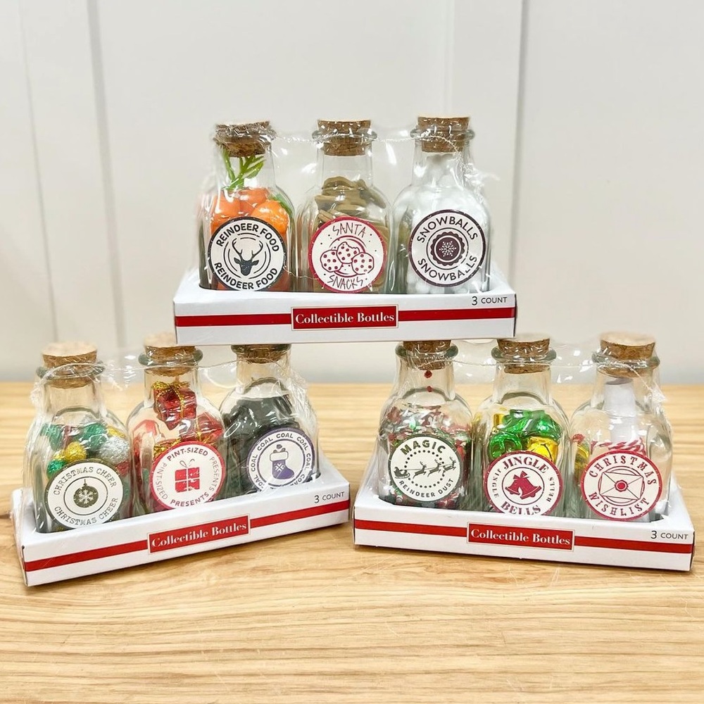 Target Holiday Filled Collectible Bottles